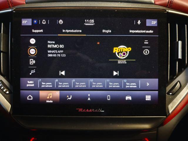 MASERATI Ghibli 3000 V6 DIESEL CV.250 CERCHI 20'+PELLE+UNIPROP
