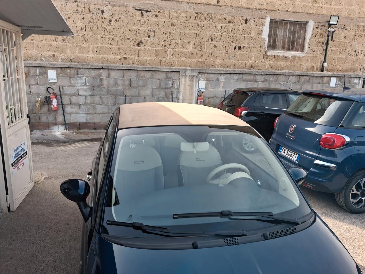 Fiat 500 C ABRIO 1.2 69 C.V. KM 58650 UNICO PROPRIETARIO ANTIFURTO BLOCKSHAFFT