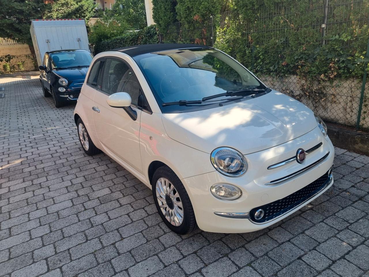 Fiat 500 lounge cabrio anno2016 km67000 neopat