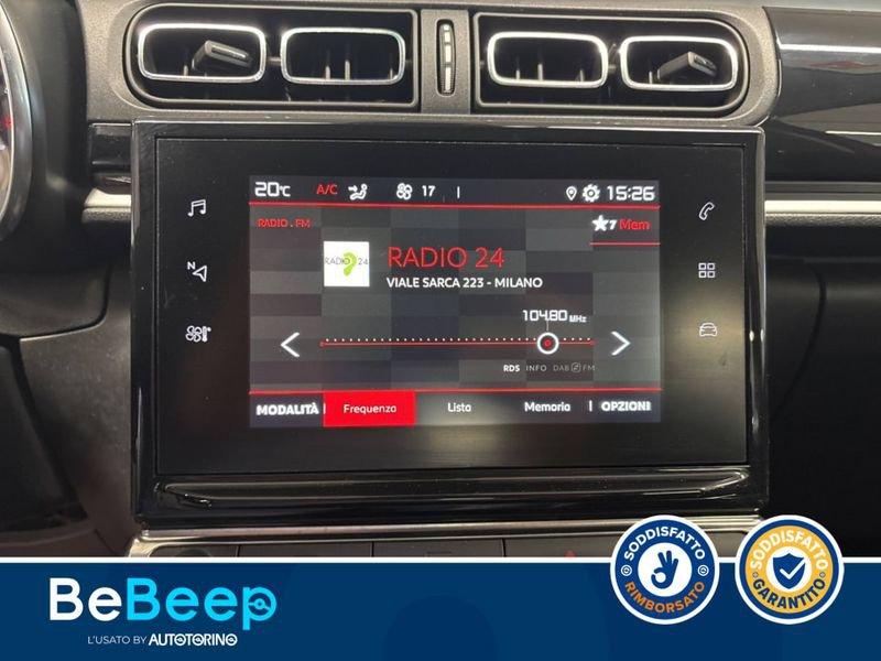 Citroën C3 1.2 PURETECH SHINE S&S 83CV NEOPATENTATI MY18