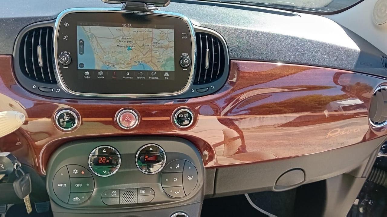 Fiat 500 cabrio “riva” 1.2 benz.-full opt-11/2016