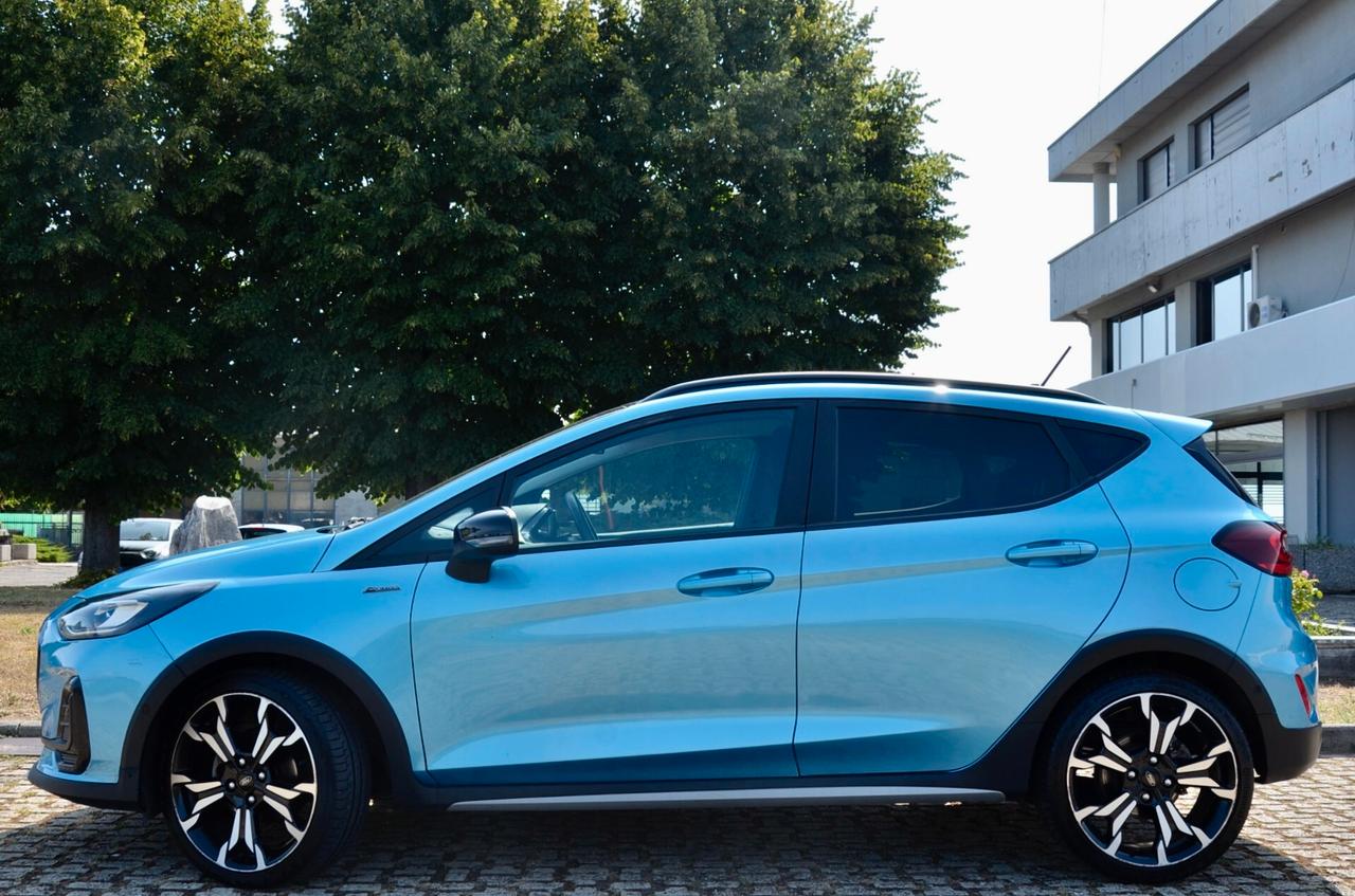 FORD FIESTA 5p. ACTIVE 1.0 ECOBOOST MILD HYBRID 125cv AUTO, UNICOPROPRIETARIO, EURO 6D, UFF ITALIANA, SERVICE FORD, RETROCAMERA, APPLE ANDROID, PERMUTE