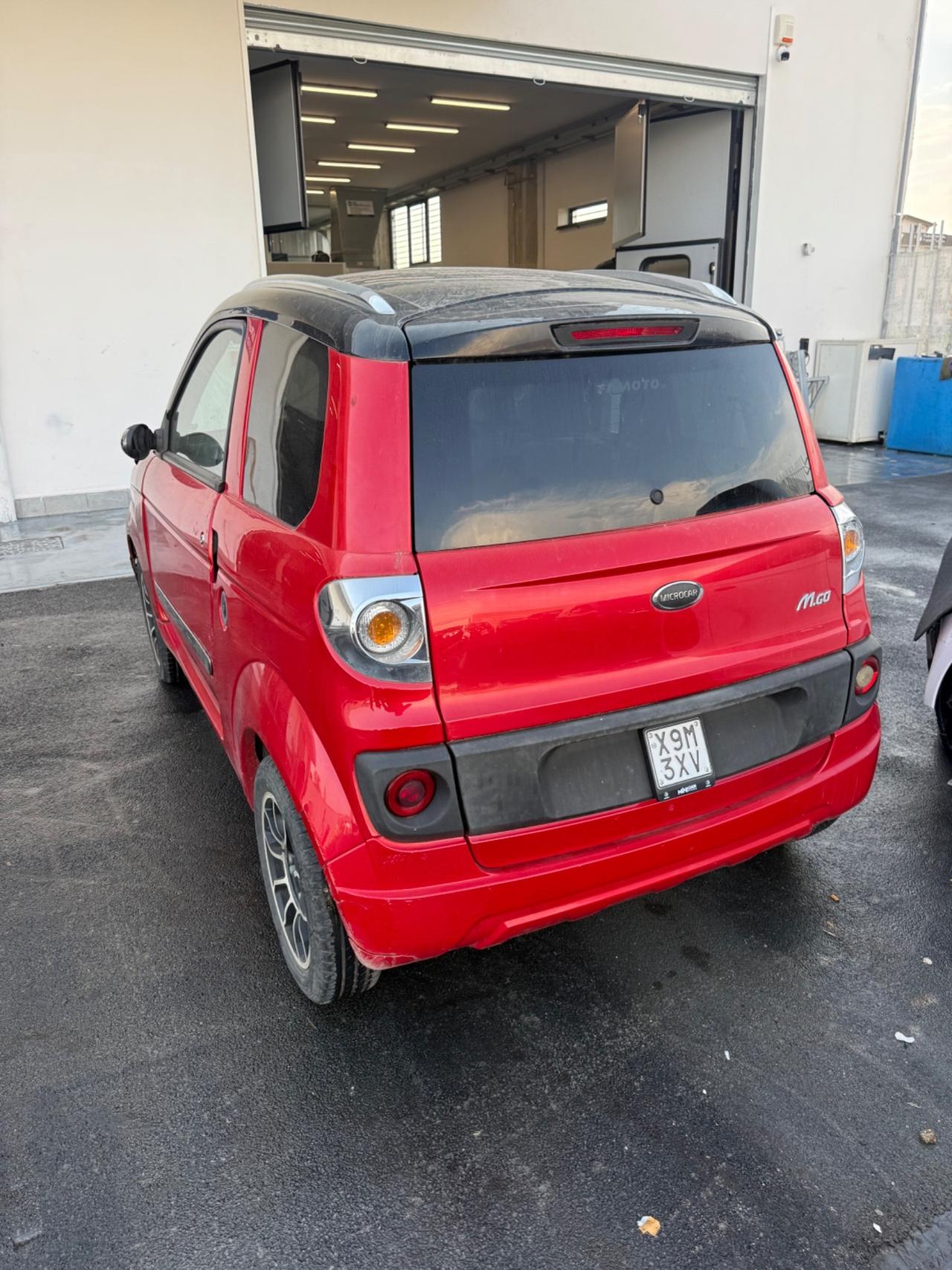 Microcar M.Go 2016 incidentata con testata da rifare