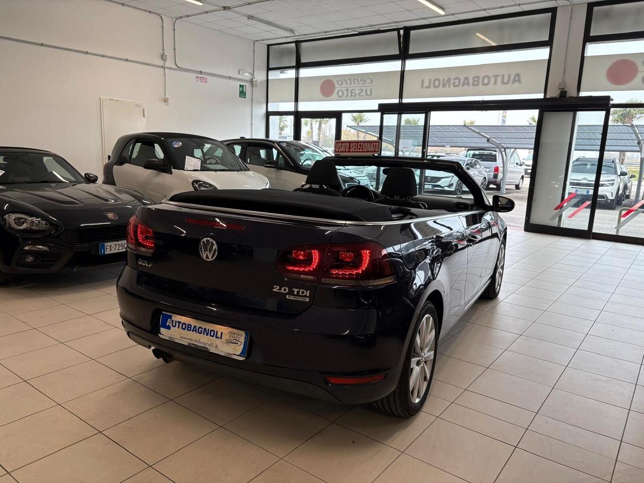 Volkswagen Golf Cabriolet 2.0 TDI 140 CV BlueMotion Tech.