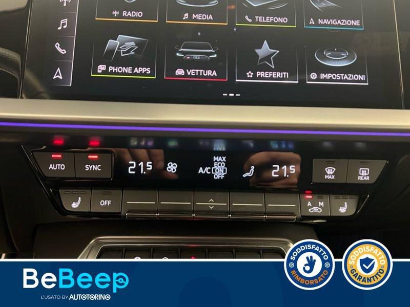 Audi A3 RS3 SPORTBACK 2.5 TFSI QUATTRO S-TRONIC