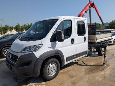 FIAT Ducato Maxi 35 X 2.3 mjt 130cv DOPPIA CABINA! GRU FASSI!