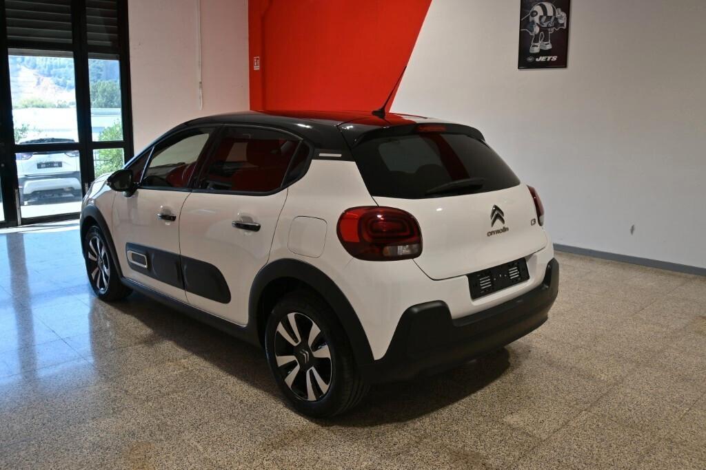 CITROEN C3 1.2 PURETECH 83CV SeS SHINE ( FARI LED - CRUISE - NAVI - MIRROR - TELECAMERA POST. - TETTO BICOLORE )