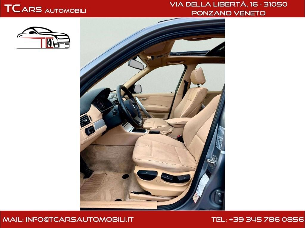 BMW X3 2.0d TETTO APRIBILE-TRAZ.INTEGRALE