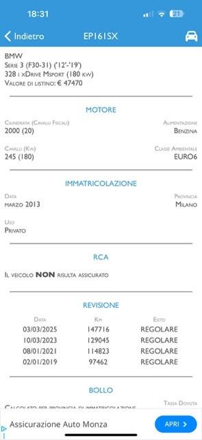 Bmw 328 328i xDrive Sport