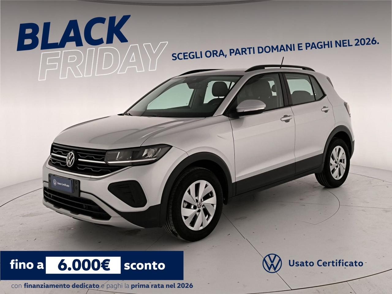 Volkswagen T-Cross 1.0 tsi life 95cv