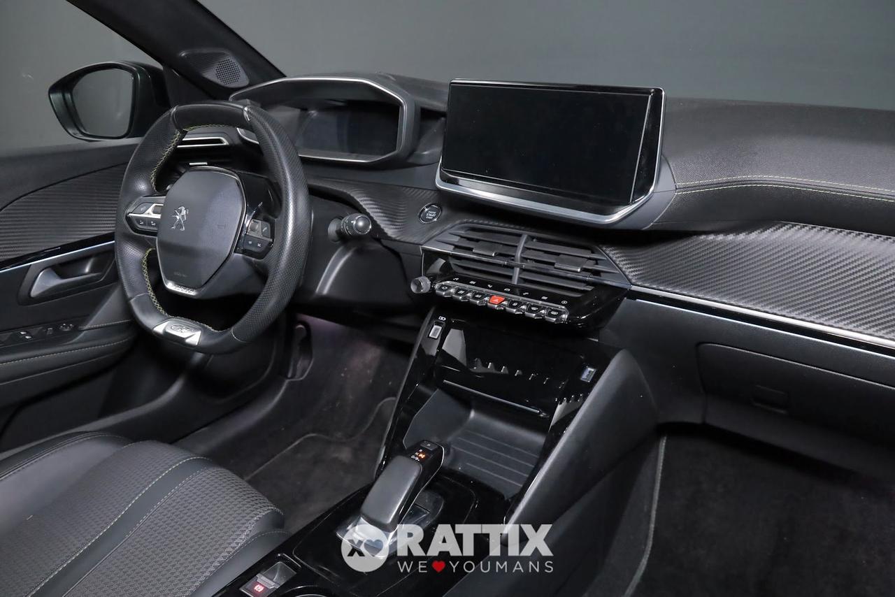 Peugeot e-208 motore elettrico 100kW GT