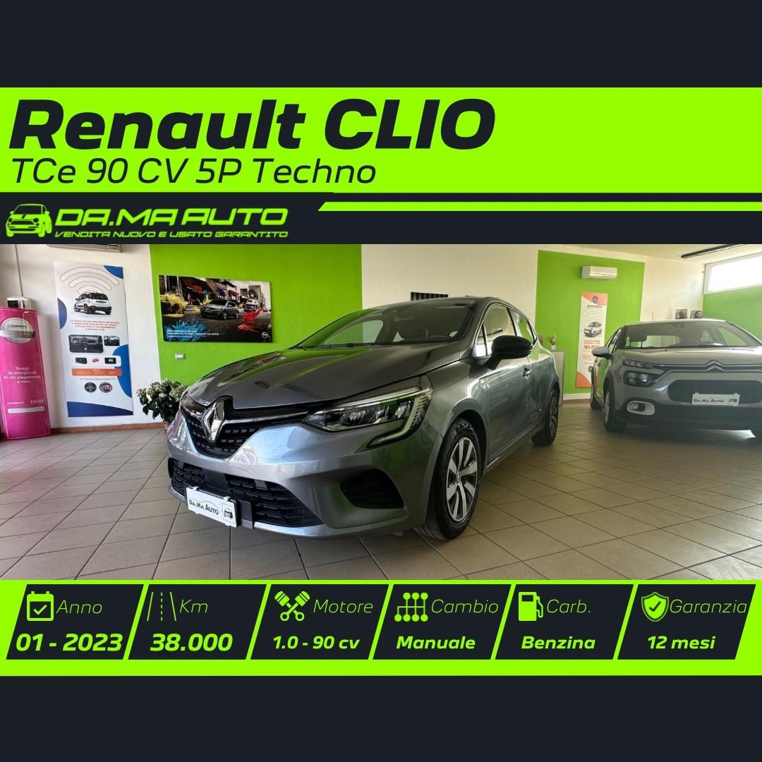 Renault Clio TCe 90 CV 5 porte Techno 2023