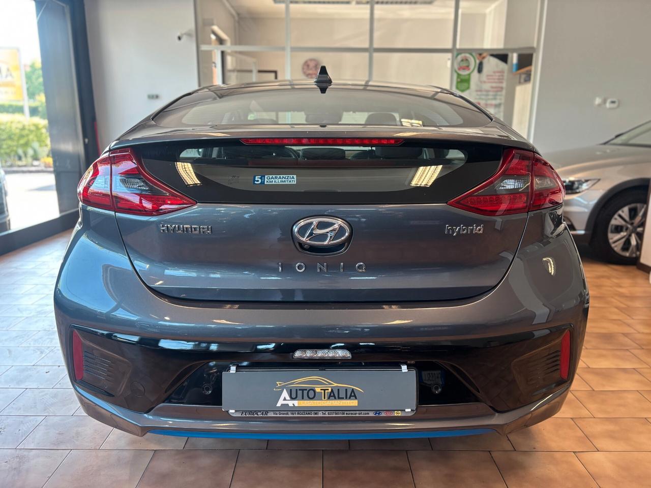 Hyundai IONIQ 1.6 hybrid Style 6dct*TAGLIANDI CERTIFICATI*NAVI