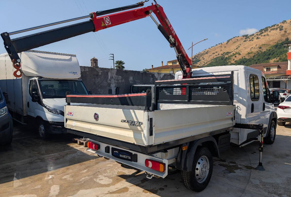FIAT Ducato Maxi 35 LH1 2.3 mjt 130cv DOPPIA CABINA GRU FASSI