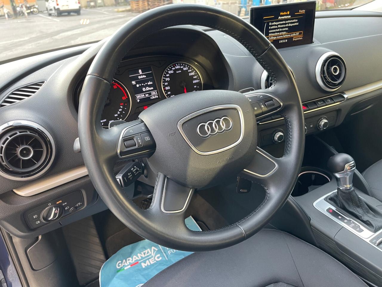 Audi A3 SPB 1.6 TDI 110CV S tronic / NEOPATENTATI