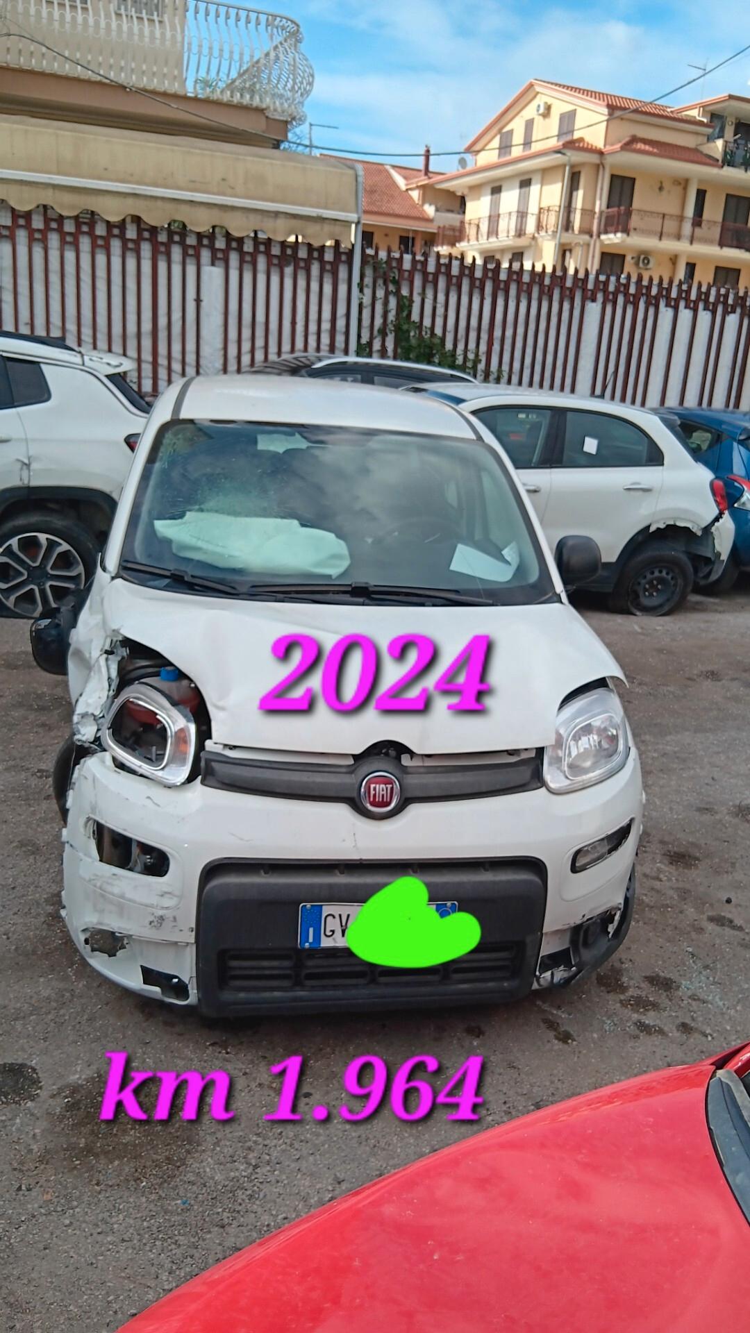 Fiat Panda incidentata sinistrata mondialcars 024 km 1964