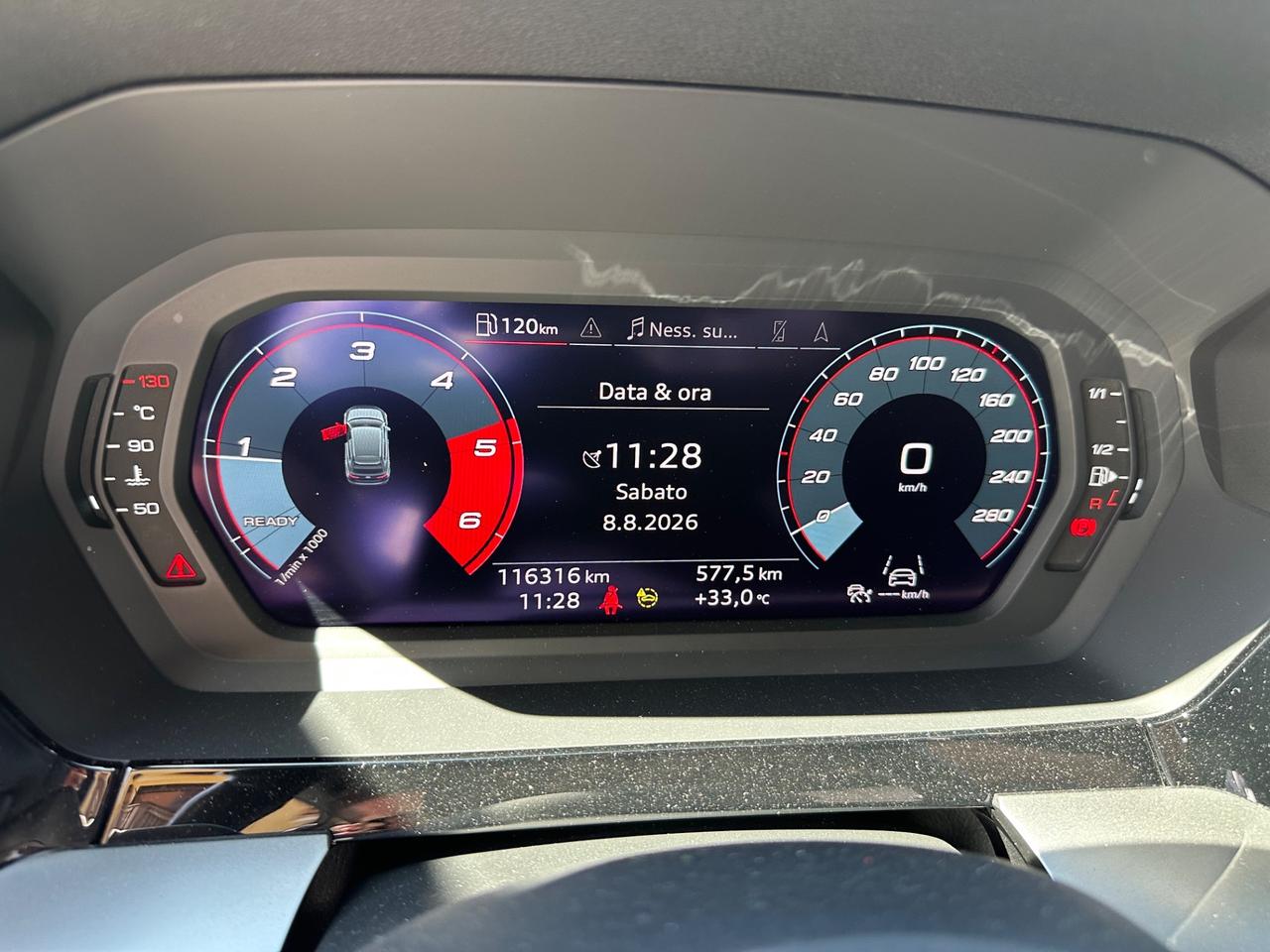 Audi A3 SPB 30 TDI 11/2020 KM 116327 CERT OK NEO PATENTATI