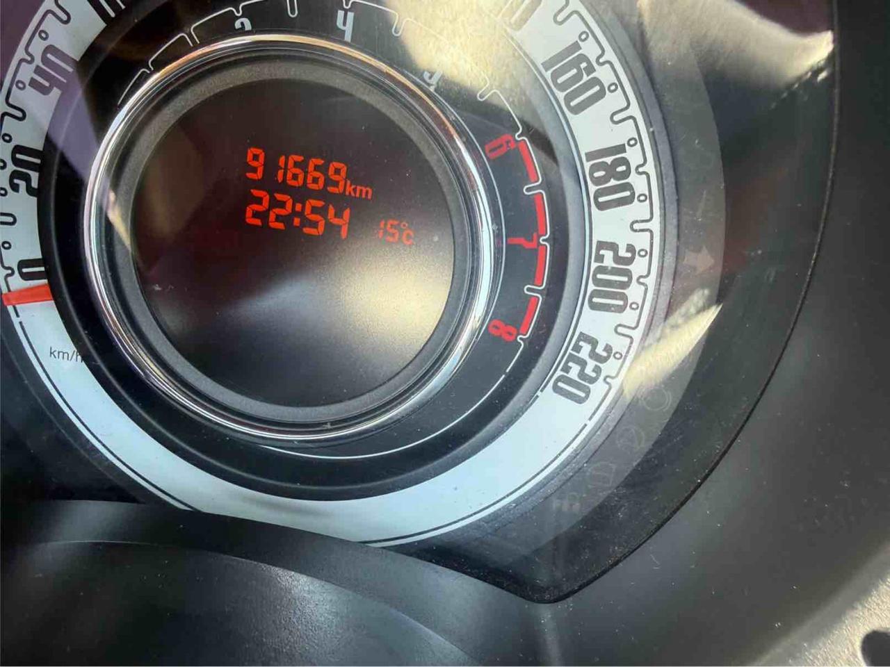FIAT 500 cabrio 90000km originali garanzia 12 mesi permute