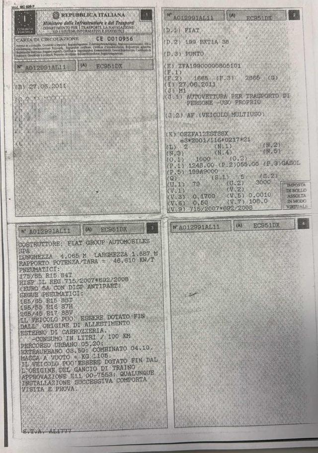 FIAT Punto Evo 1.3 Mjt 75 CV DPF 3 porte S&S Dynamic