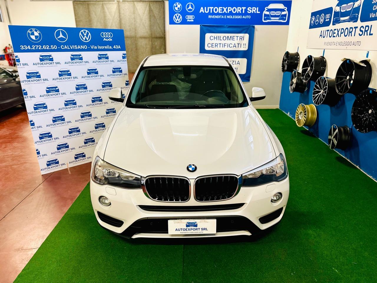 Splendida Bmw X3/2015/euro6/kmcertificati.
