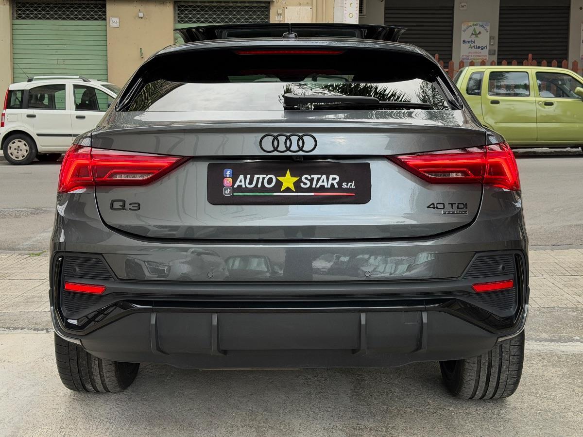 Audi Q3 Sportback 40TDI Quattro S-line Identity Black 200CV