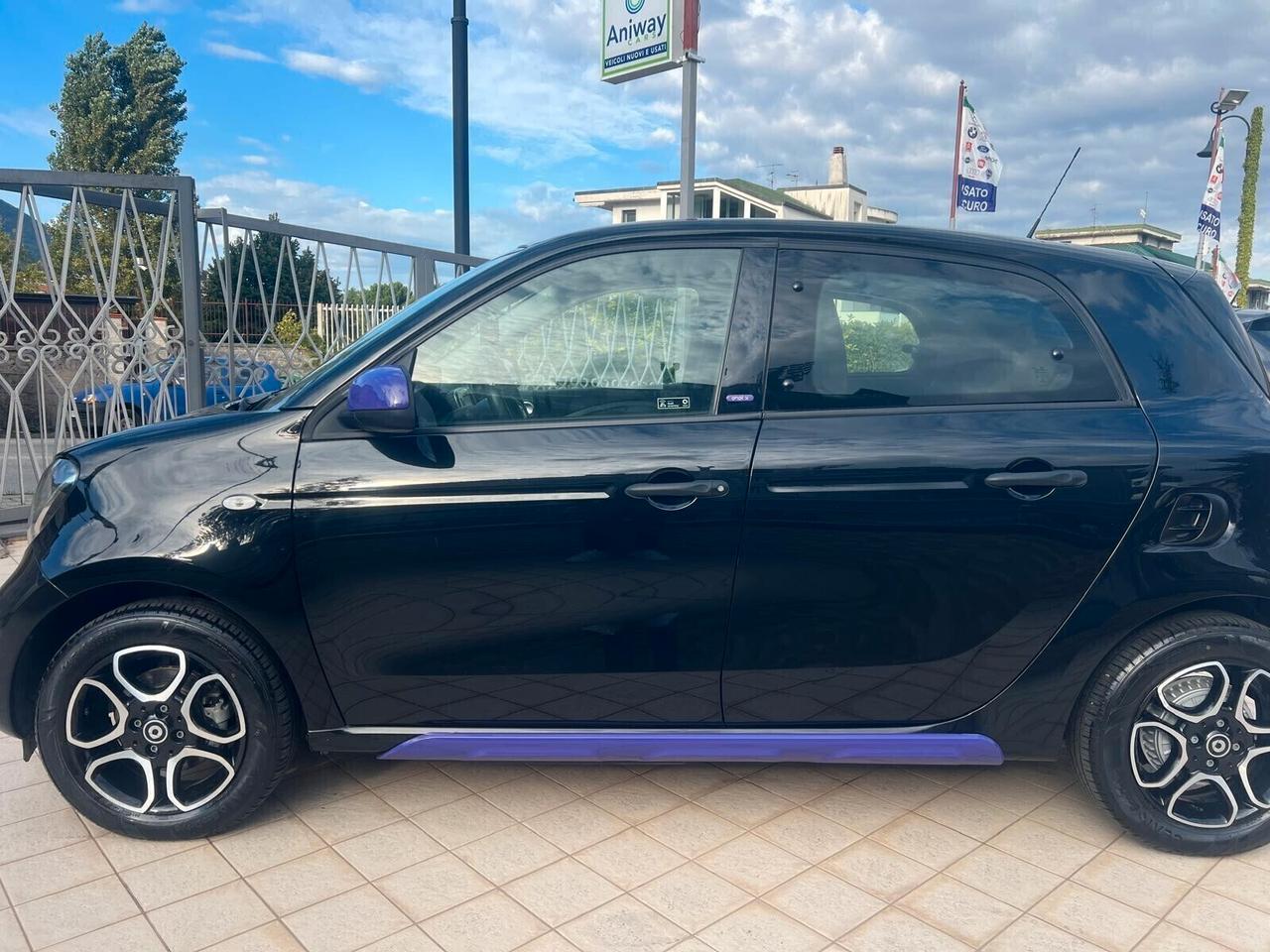 Smart ForFour EQ Enel x - black - Garanzia Smart - 12/2019 - km26.000 - TETTO PANORAMICO