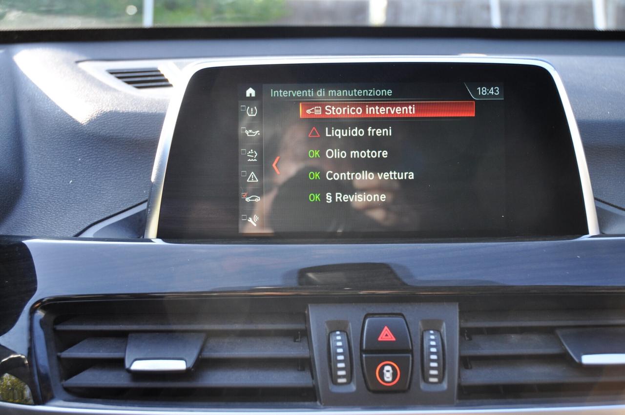 Bmw X1 180d xDrive Advantage (Gancio traino-tetto apribile)