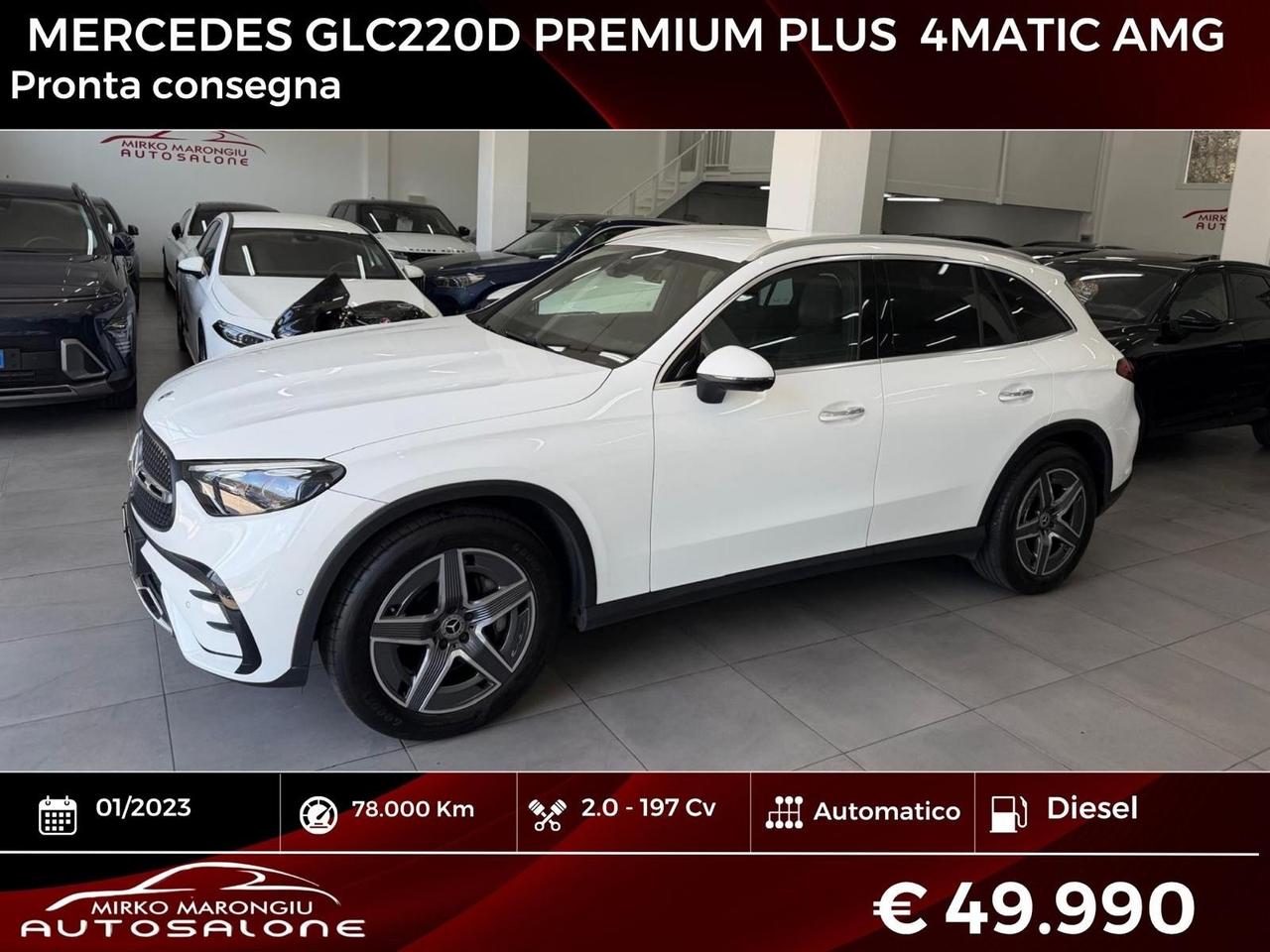 Mercedes GLC 220 d 4Matic AMG Premium FINANZIABILE