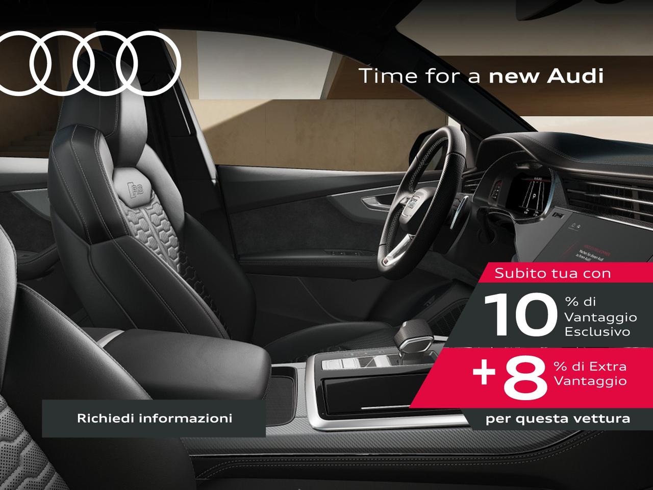 Audi RSQ8 rs 4.0 mhev 48v performance 640cv tiptronic