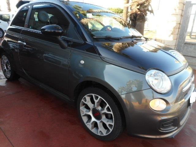 FIAT 500 C 1.2 GQ BICOLOR BLUE&ME INTERNI IN PELLE