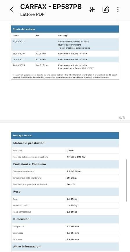 Audi A3 SPB 1.6 TDI 105 CV CR Attraction