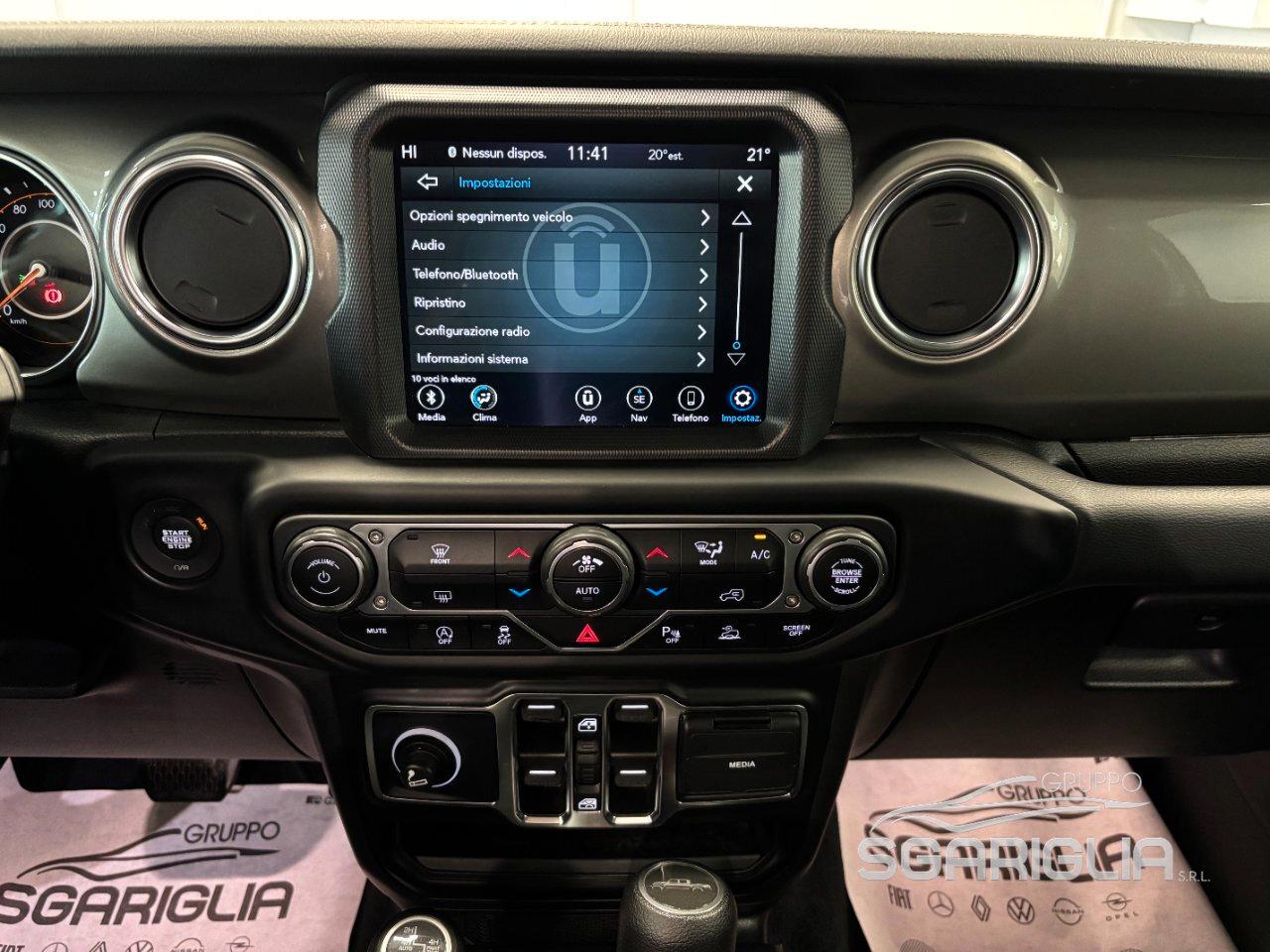 Jeep Gladiator Doppia Cabina Pick Up 4X4 5 Posti DC 3.0 Diesel Overland 4wd auto