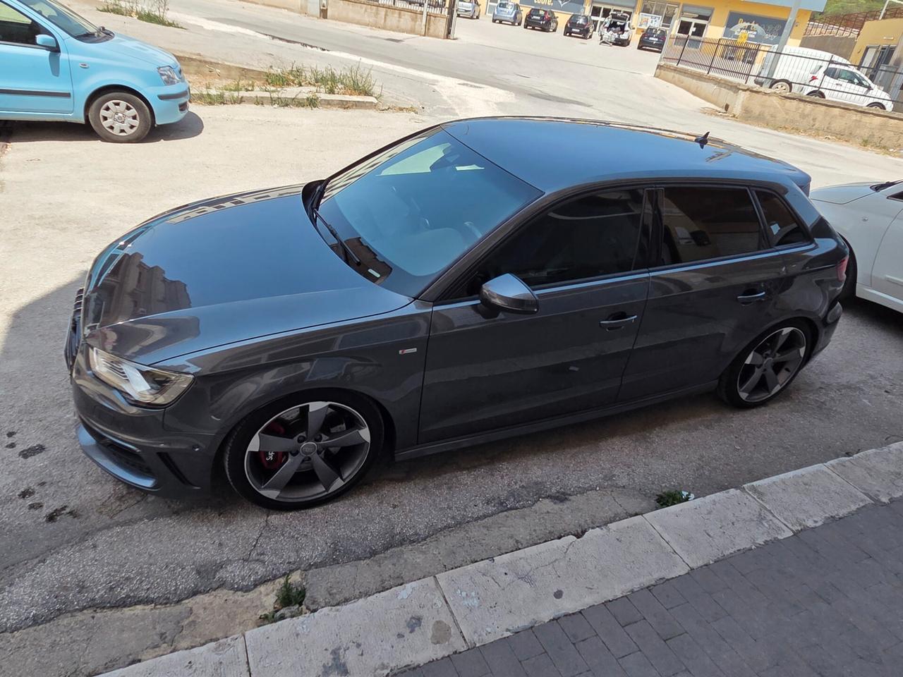 AUDI A3 S3 S-LINE 2.0 TDI 184 CV DA VETRINA KM CERTIFICATI