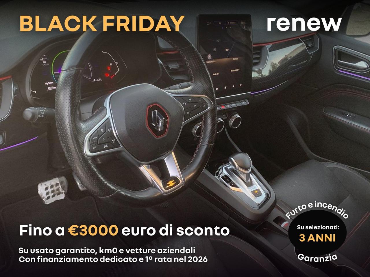 Renault Arkana 1.6 e-tech full hybrid r.s. line 145cv