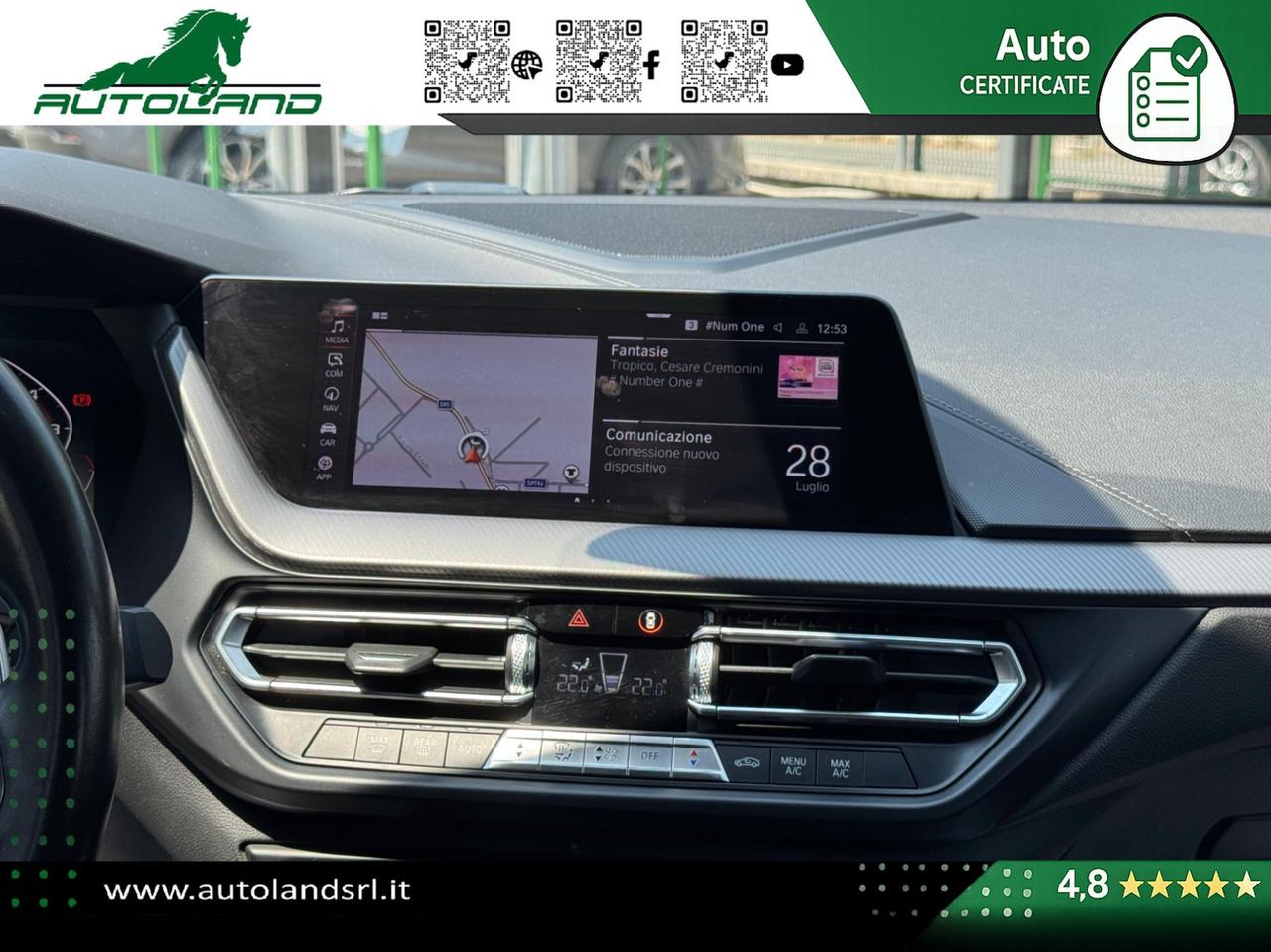BMW 135 M 135i xdrive auto UNIPRO' UFFICIALE