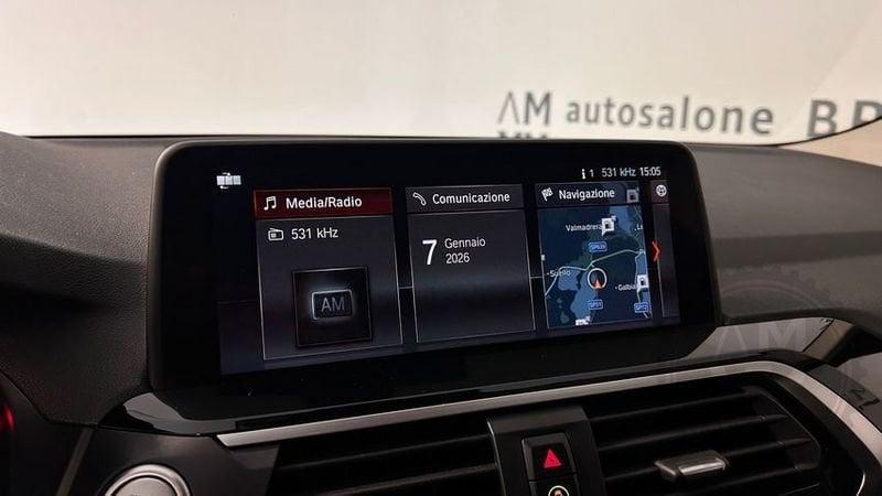 BMW X3 xDrive20d xLine TAGLIANDI COMPLETI CASA MADRE
