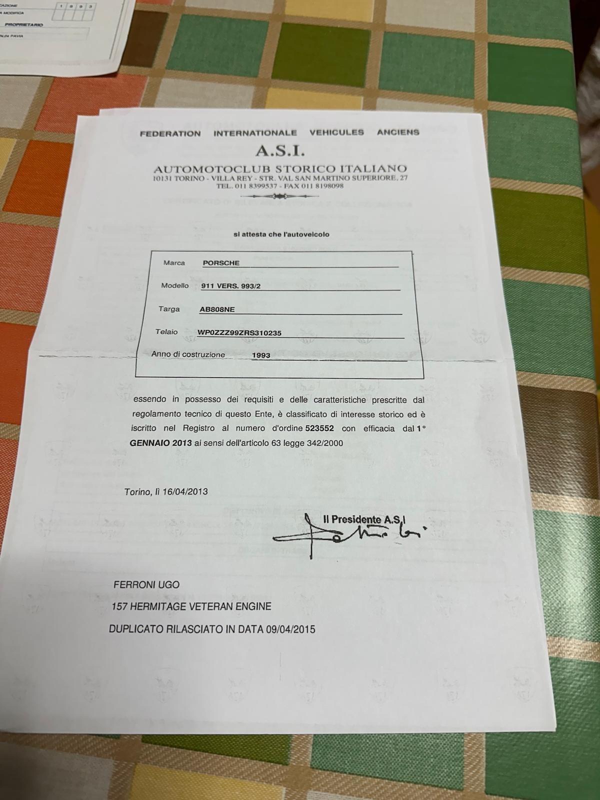 Porsche 911 Versione 993/2