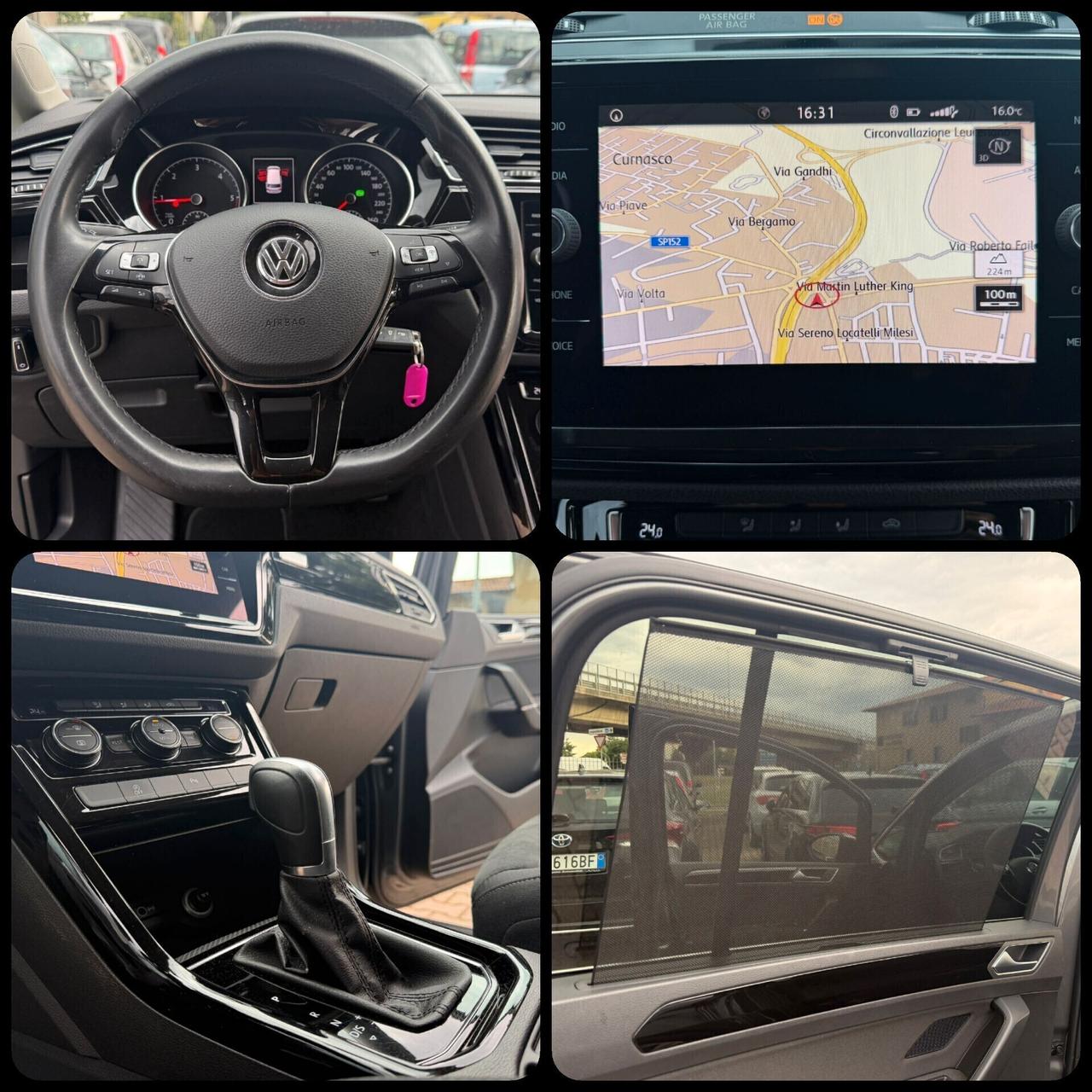 Volkswagen Touran 1.6 TDI 115 CV DSG BlueMotion AUTOMATICA NAVIGA SENSORI PDC CRUISE