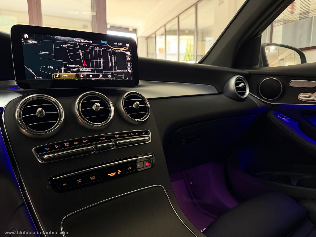 MERCEDES-BENZ GLC 300 d 4Matic Coupé Premium Plus TETTO APRIBILE- GANCIO TRAINO - LUCI AMBIENT