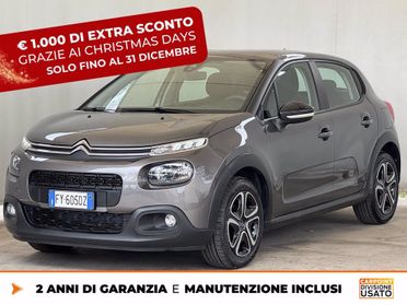 CITROEN C3 1.2 puretech feel s&s 83cv neopatentati my18 del 2019