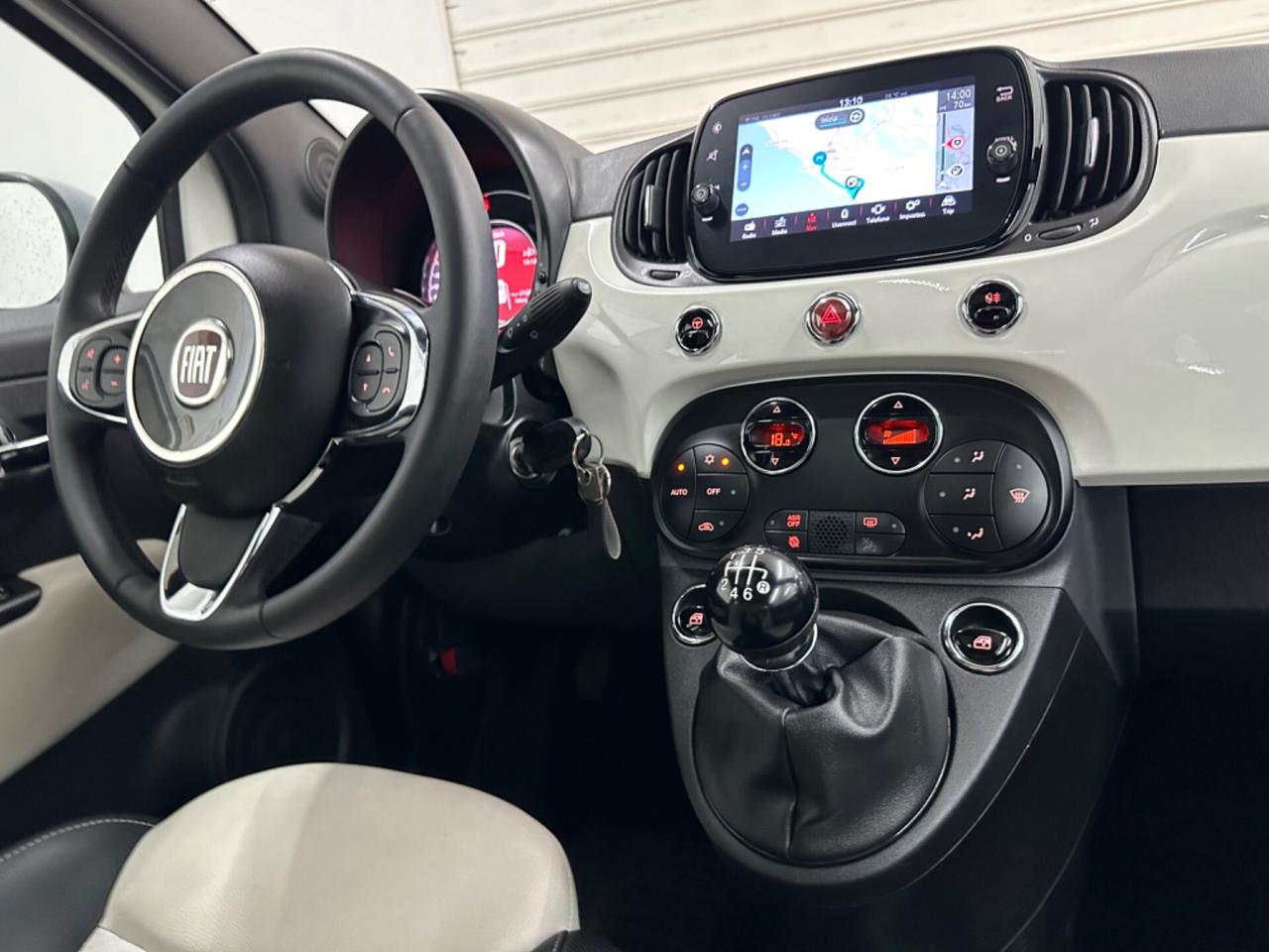 Fiat 500 Hybrid Dolcevita Tetto/navi/TFT