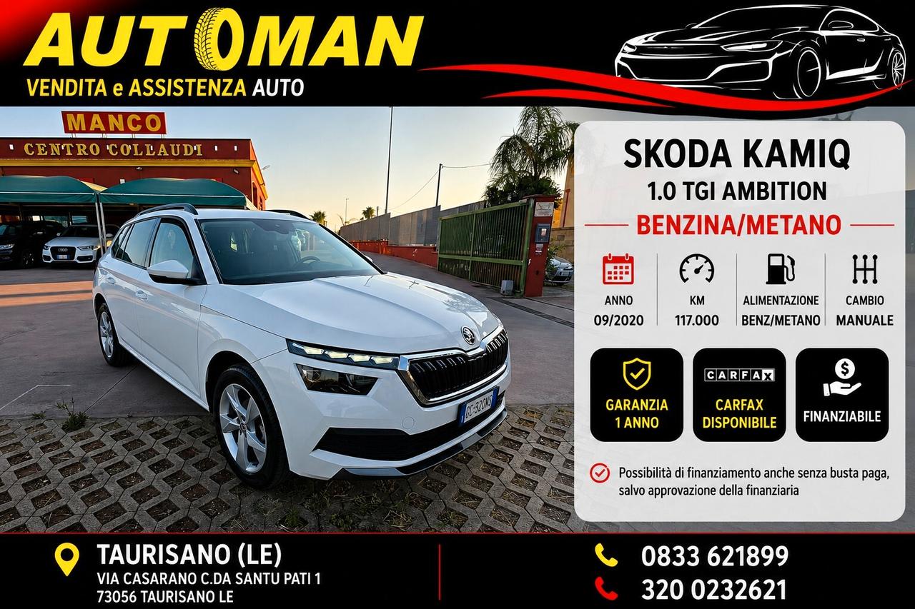 Skoda Kamiq 1.0 TGI Ambition