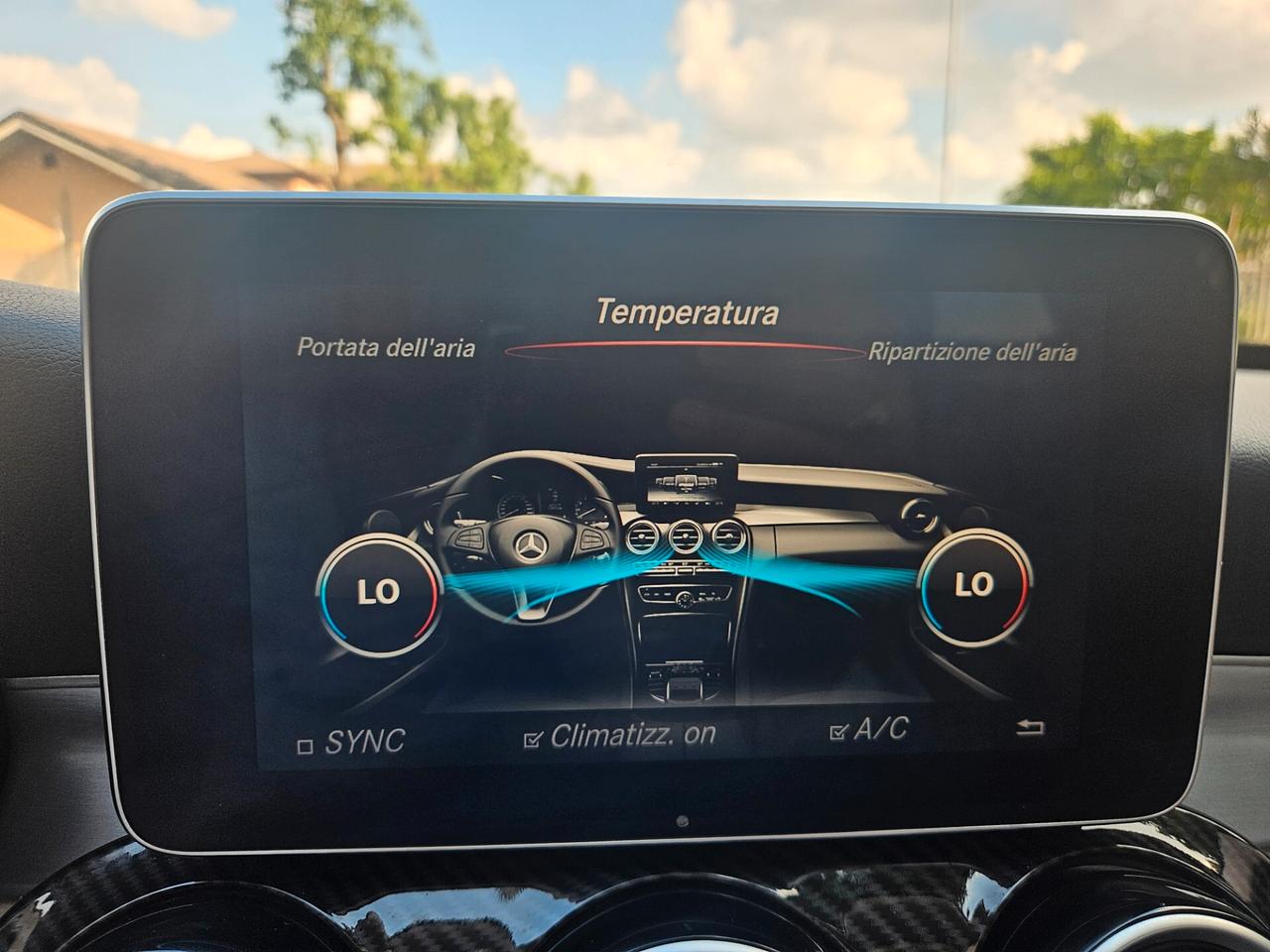 Mercedes-benz C 220d. Auto PAK AMG EURO6B AUTOMATICO