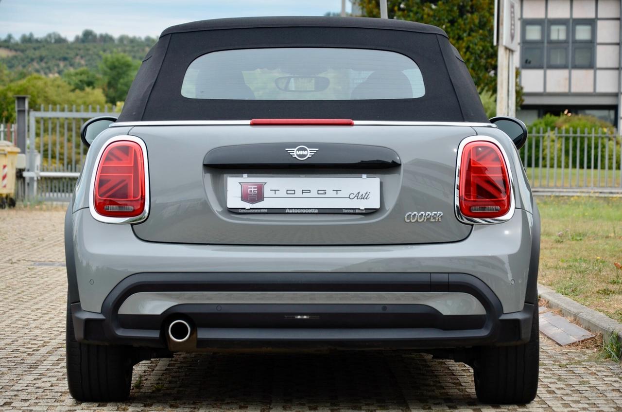 MINI COOPER CABRIO 1.5 136cv AUTO, SERVICE UFF MINI, UFF ITALIANA, UNICOPROP, EURO 6D, NAVI, FARI LED, APPLE, PERMUTE