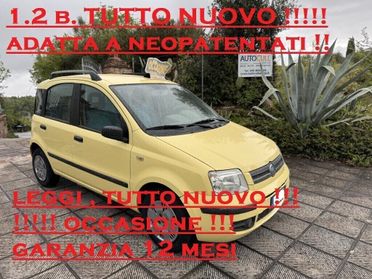 Fiat Panda 1.2 B. TUTTO NUOVO ,OK NEOPAT.GARANZIA 12MESI