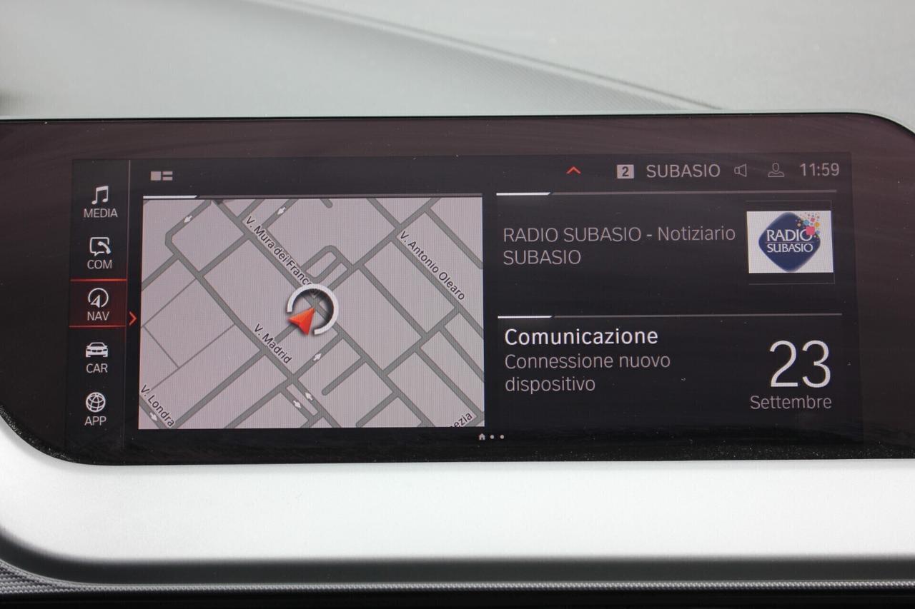 BMW 116 D AUTOMATICA *PREZZO VERO* VIRTUAL CRONO TAGLIANDI