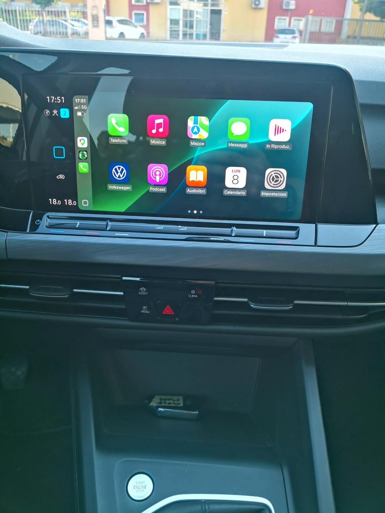 Volkswagen Golf 2.0 TDI 115CV Style **TELECAMERA**FULL LED**CAR PLAY**