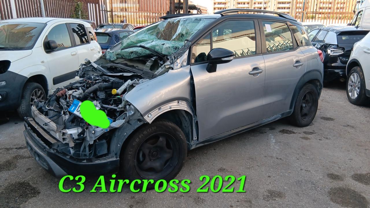 Citroen C3 Aircross incidentata sinistrata mondialcars 021
