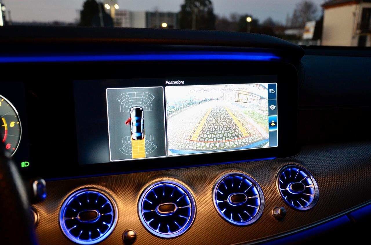 MERCEDES-BENZ E220d PREMIUM AMG 194cv AUTO, SERVICE UFF MERCEDES, UFF ITALIANA, EURO 6C, TOTAL BLACK, FARI FULL LED, RETROCAMERA, PERMUTE