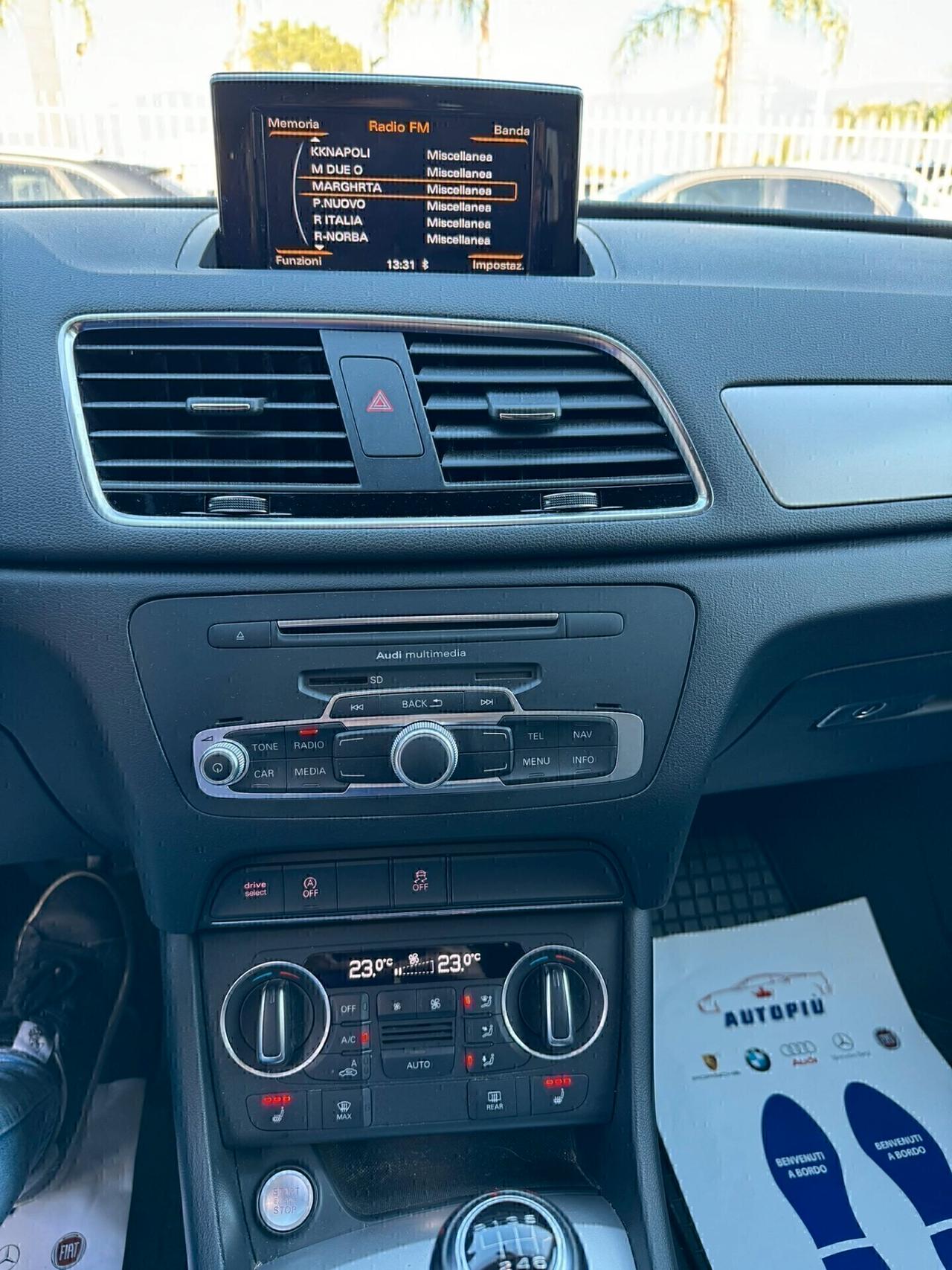 Audi Q3 2.0 TDI 150 CV Design km certificati tagliandi audi